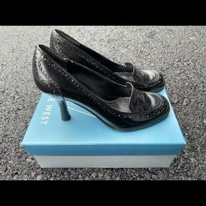 Nine West - Black Leather Heels - Size 6.5M